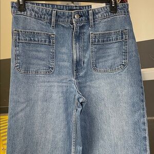 Stylish Blue Women's Straight Jeans